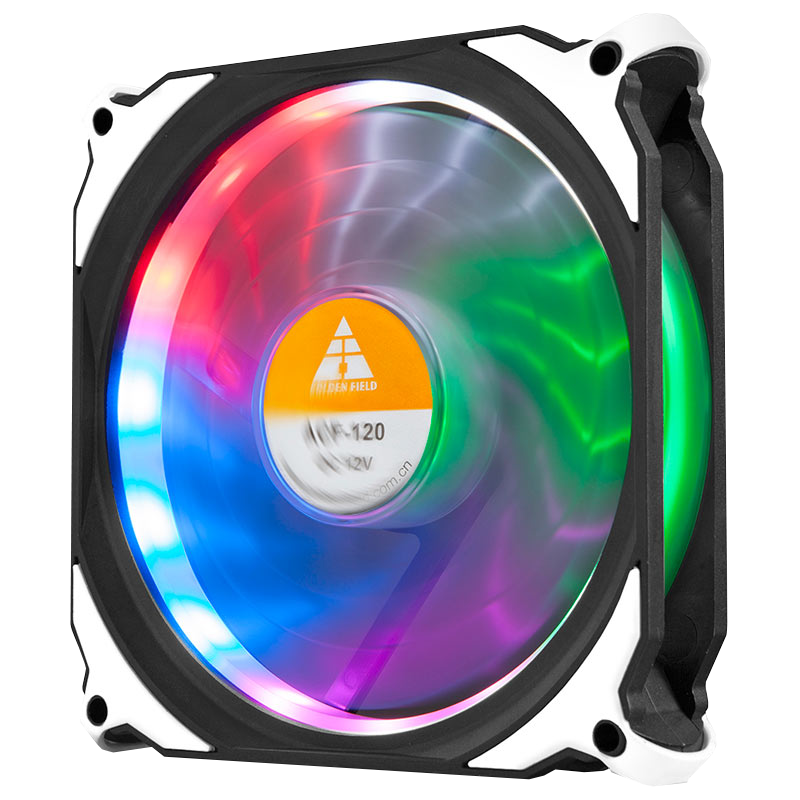 12cm Shining LED Fan (RGB) Rainbow